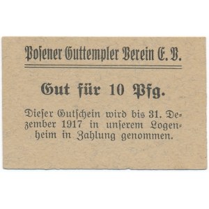 Posen - Posener Guttempler Verein - 10 pf. 1917