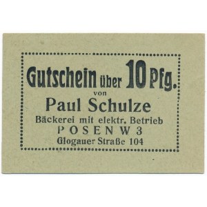 Posen - Paul Schulze 10 pfg. (1917)