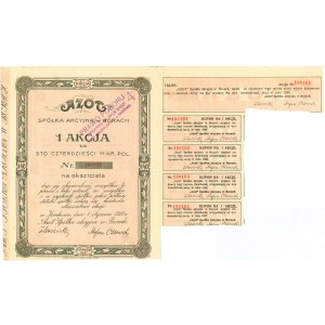 AZOT Spółka Akcyjna w Borach, Em.1, 140 marek 1921