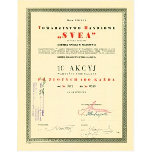 Towarzystwo Handlowe SVEA Spółka Akcyjna, Em.2, 10x100 złotych 