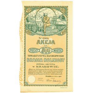 Towarzystwo Handlowe BRACIA ROLNICCY, 500 marek 1921