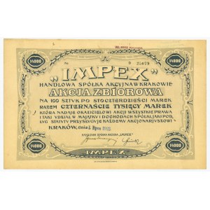 IMPEX, Akcja Zbiorowa 01.07.1923, 100x140 marek 1923