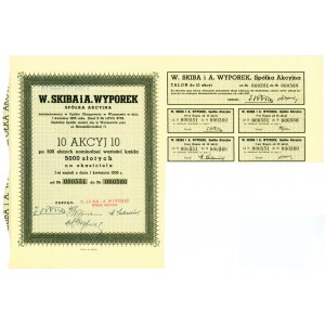 W. SKIBA i A. WYPOREK, Em.1, 10x500 złotych 1935