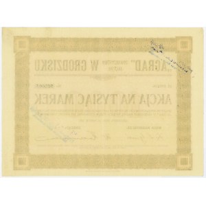 AGRAD Tow, Akc. w Grodzisku, Em.3, 1.000 marek 1922
