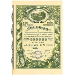 Polprod Zakłady Przemysłowe, Em.2, 50x 10.000 marek 1923