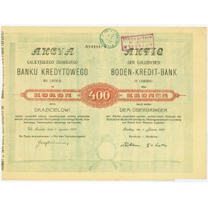 Galicyjski Ziemski Bank Kredytowy, Em.6, 400 koron 1920