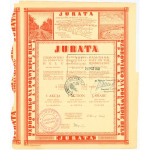 JURATA Uzdrowisko na Półwyspie Helu, Spółka Akcyjna, Em.1, 100 złotych 1930