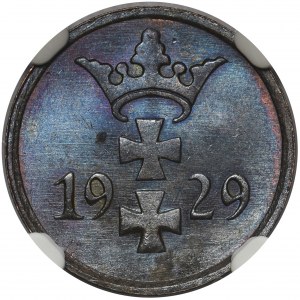Wolne Miasto Gdańsk - 1 fenig 1929 - NGC MS66 BN