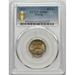 Wolne Miasto Gdańsk - 1/2 guldena 1923 - PCGS MS65