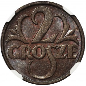 2 grosze 1930 - NGC MS65 BN