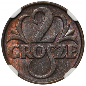 2 grosze 1934 - NGC MS64 BN