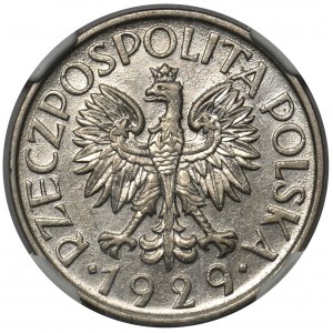 1 złoty 1929 - NGC MS61