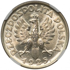 Kobieta i kłosy 1 złoty 1925 - NGC MS63