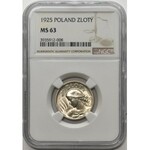 Kobieta i kłosy 1 złoty 1925 - NGC MS63