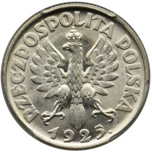 Kobieta i kłosy 1 złoty 1925 - PCGS MS63