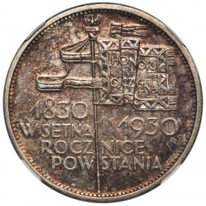 Sztandar 5 złotych 1930 - NGC MS62