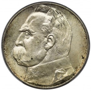 Piłsudski 10 złotych 1934 - PCGS MS62 - rzadki