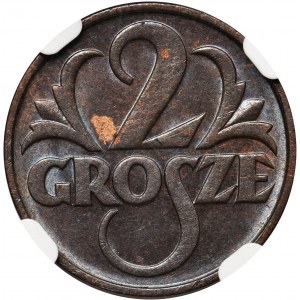 2 grosze 1934 - NGC MS63 BN