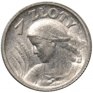 Kobieta i kłosy 1 złoty 1924 