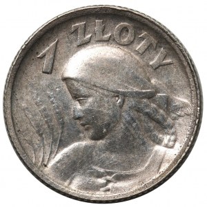 Kobieta i kłosy 1 złoty 1924 