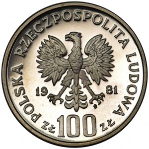 100 złotych 1981 - Ochrona Środowiska Koń