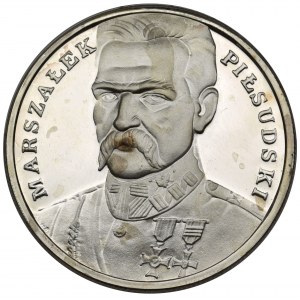 Mały TRYPTYK 100.000 złotych 1990 - Piłsudski