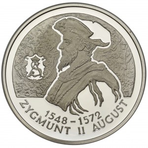 10 złotych 1996 - Zygmunt II August - popiersie