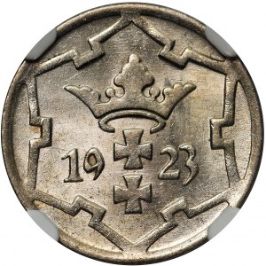 Wolne Miasto Gdańsk - 5 fenigów 1923 - NGC MS65