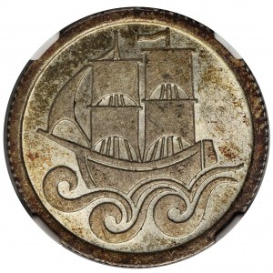 Wolne Miasto Gdańsk - 1/2 guldena 1923 - NGC MS62