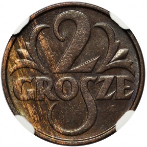 2 grosze 1932 - NGC MS65 BN