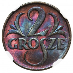 2 grosze 1925 - NGC MS66 BN