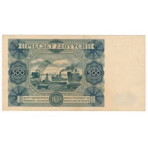 Zestaw - 500 złotych 1947 -L- (2szt.)
