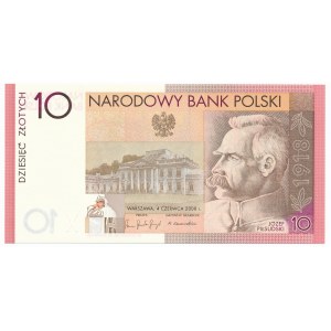 10 złotych 2008 - ON 0000082 - niski numer