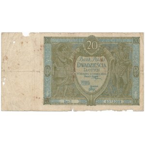 20 złotych 1926 -D- rzadki - nieodnotowana seria