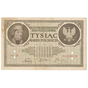 1.000 marek 1919 -Ser ZI- FAŁSZERSTWO - bardzo dobre 