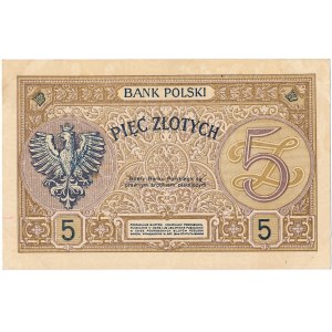 5 złotych 1924 II EM.C - OGROMNA RZADKOŚĆ w wyśmienitym stanie