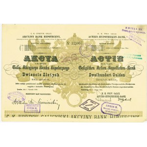 Cesarsko-Królewski Uprzywilejowany Galicyjski Akcyjny Bank Hipoteczny, 200 guldenów 1898