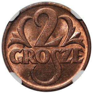 2 grosze 1939 - NGC MS65 RB