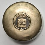 Patriotyk - Tabakiera z monetą powstańczą 5 złotych 1831