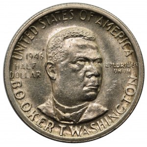 USA 1/2 dolara 1946 S, San Francisco - Booker T. Washington