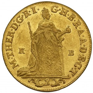 Węgry - Maria Teresa - 2 dukaty 1765 KB, Kremnica