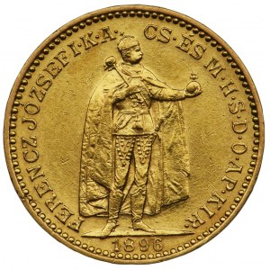 Węgry - Franciszek Józef - 20 koron 1896 KB, Kremnica