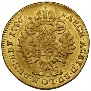 Austria - Józef II - Dukat 1786 F, Karlsburg