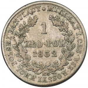 Królestwo Polskie, 1 złoty 1832 KG