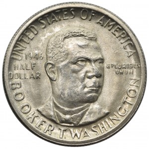 USA 1/2 dolara 1946 D, Denver - Booker T. Washington