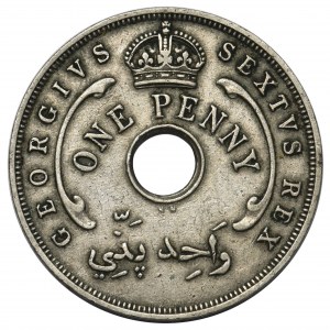 Brytyjska Afryka Zachodnia, 1 penny 1951