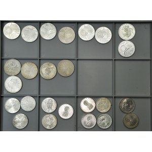 Niemcy - RFN - Zestaw srebrnych monet okolicznościowych (25 szt.)