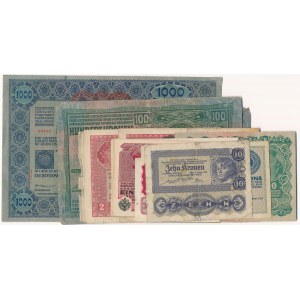 Austria - banknotes lot (22 pcs.)