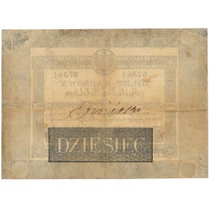 10 złotych 1824 Czarnecki SK/ Dembowski - NAJWYŻSZEJ RZADKOŚCI BANKNOT