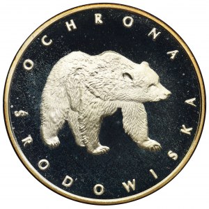 100 złotych 1983 - Ochrona Środowiska Niedźwiedź 